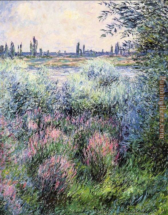A Spot On The Banks Of The Seine painting - Claude Monet A Spot On The Banks Of The Seine art painting